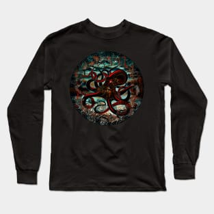 Octopus Sea Long Sleeve T-Shirt